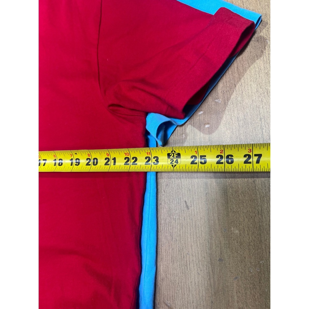 Polo Ralph Lauren Mens V-Neck T-Shirt 2 Pack Red Blue Pony Logo 710610676011 - Picture 7 of 14